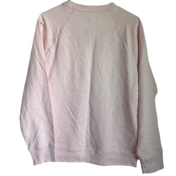 J. CREW GIRLS INC. PINK PULLOVER SWEATER SIZE MEDIUM LONG SLEEVE CREW NECK NWT - Picture 7 of 13